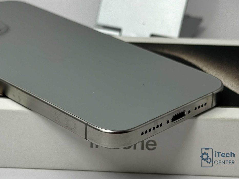 iPhone 15 Pro MAX, 256GB, Natural Titanium, КАТО НОВ, 1г. ГАРАНЦИЯ!