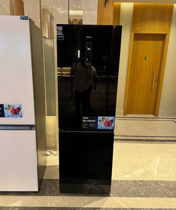 Холодильник Ziffler FRF-290BFBG No Frost Inverter 290 л