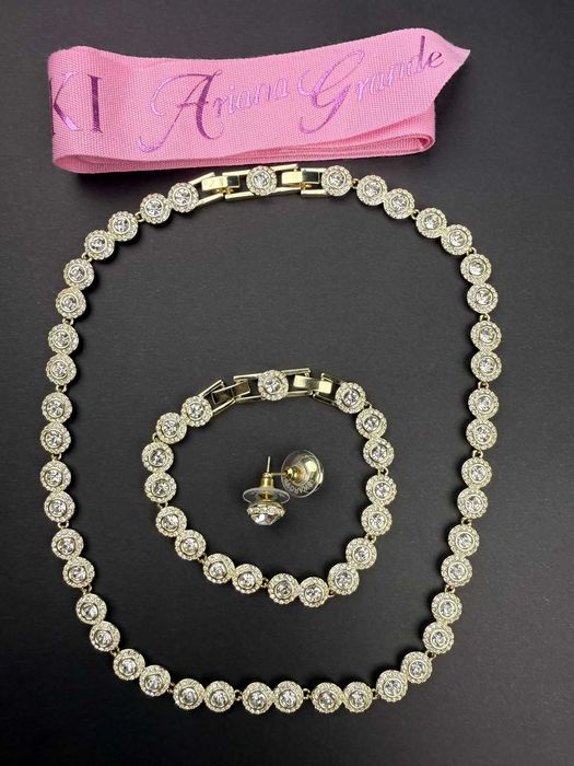 Set Bijuterii Swarovski Ariana Grande-Colier, Brățară și Cercei