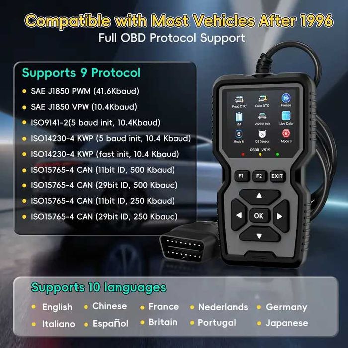 Автодиагностика V519  OBD2  Diagnostic