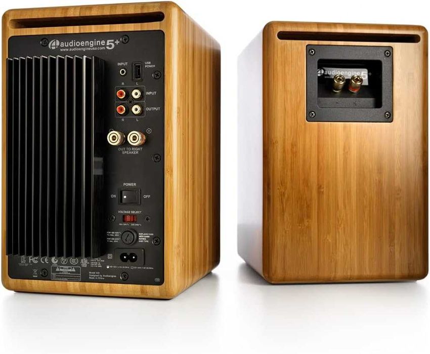 Boxe active Audioengine A5+ (Classic) – cu fir, telecomandă, pereche