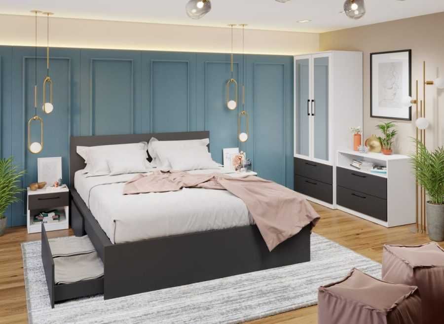 Set Dormitor Benjamin C04 cu oglinda