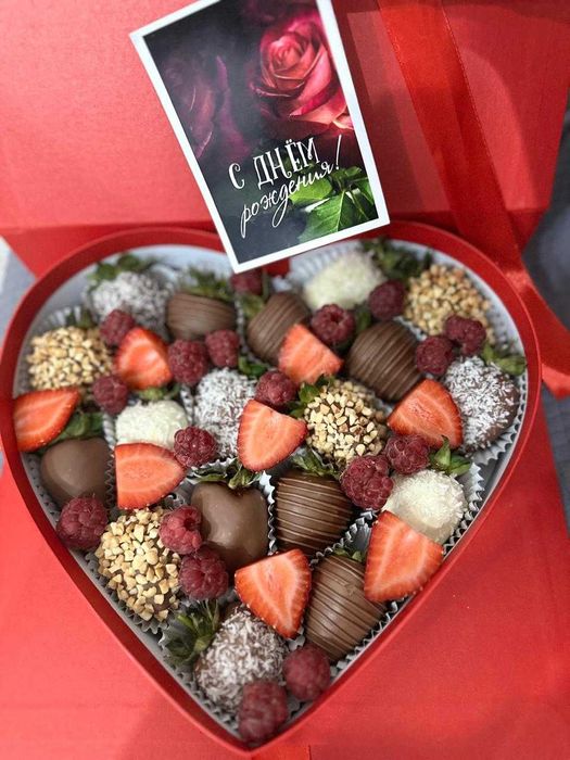 Клубника в шоколадн Актобе,букеты