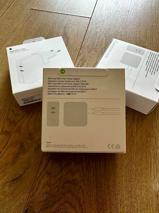 35W Dual USB-C Port Power Adapter Зарядно/адаптер за Iphone Fast charge