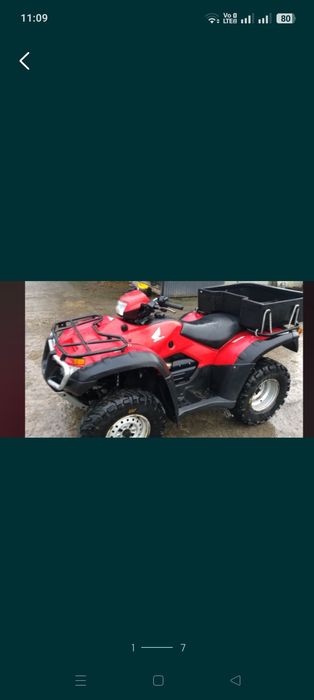 Piese ATV Honda trx fortrax 500 4×4