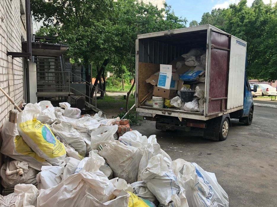 Вывоз мусора с квартиры дач территории утилизация тбо