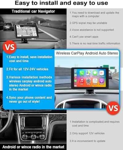 OHREX 7" сензорен екран за CarPlay Android Auto GPS гласово управление
