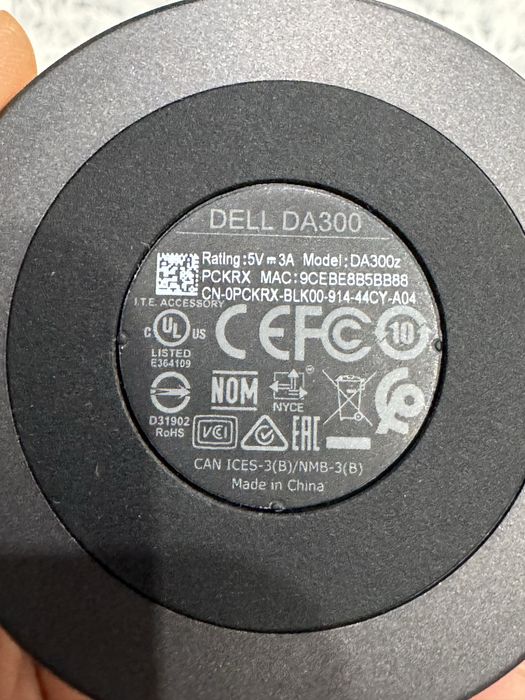 Докинг станцията Dell USB-C DA300