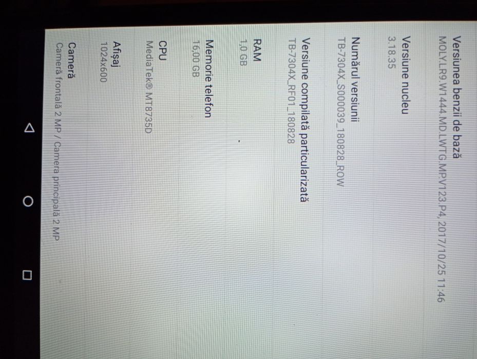 Vând tableta Lenovo