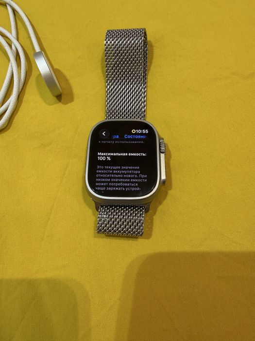Apple Watch Ultra 2 АКБ 100% польный комплект