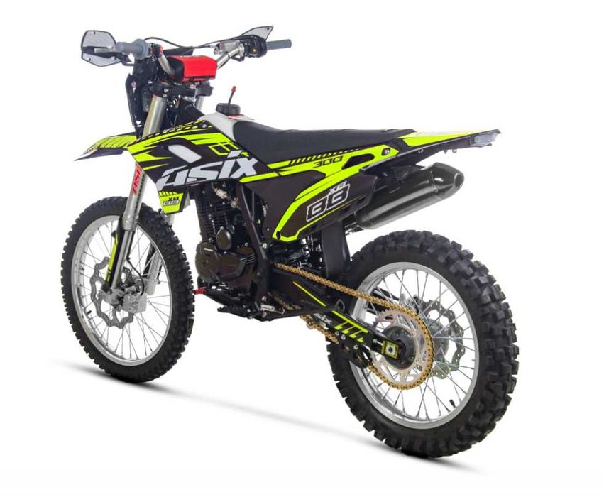 Motocicleta Cross/Enduro Asix XB88 A3, 250cc, 21/18", negru/lime