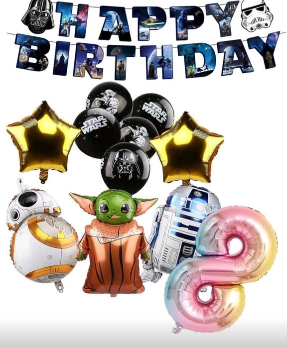 Парти сет балони Star Wars, Хари Потър, Toy Story и влакчето Томас