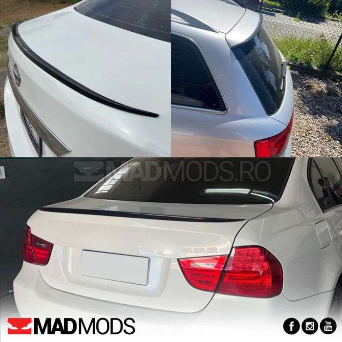 Eleron lip portbagaj haion Universal, Negru Lucios, Bmw Audi Skoda etc