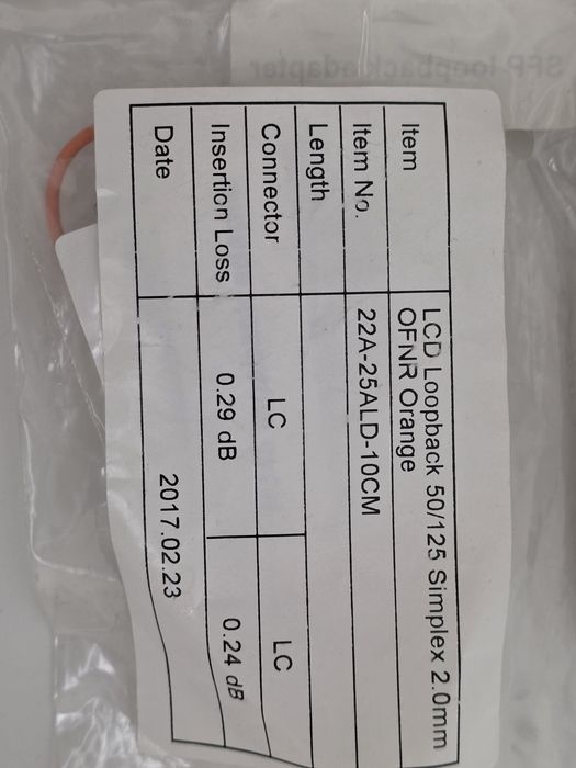 Cisco X2-10GB-SR + loopback adapter