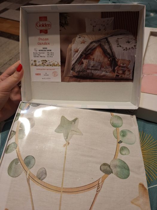 Lenjerie copii cu ursuleț