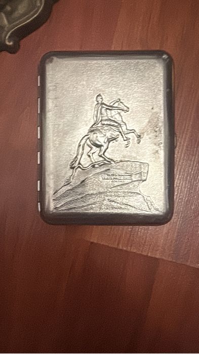 Портсигар СССР Петр 1