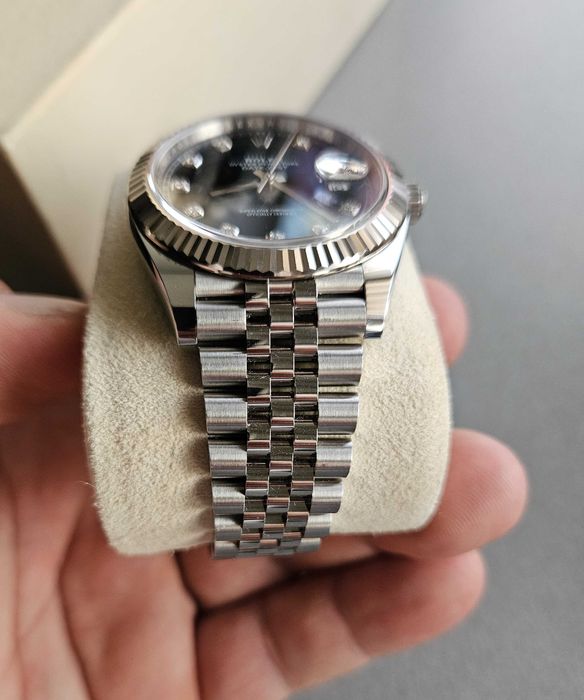 Rolex Datejust 41 Blue Diamonds Dial