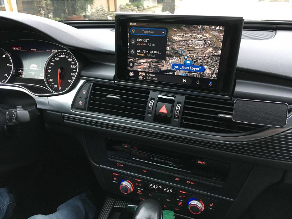 Audi Mmi 3g ДОБАВЯНЕ Android Auto Apple CarPlay Монтаж YouTube TV Vim