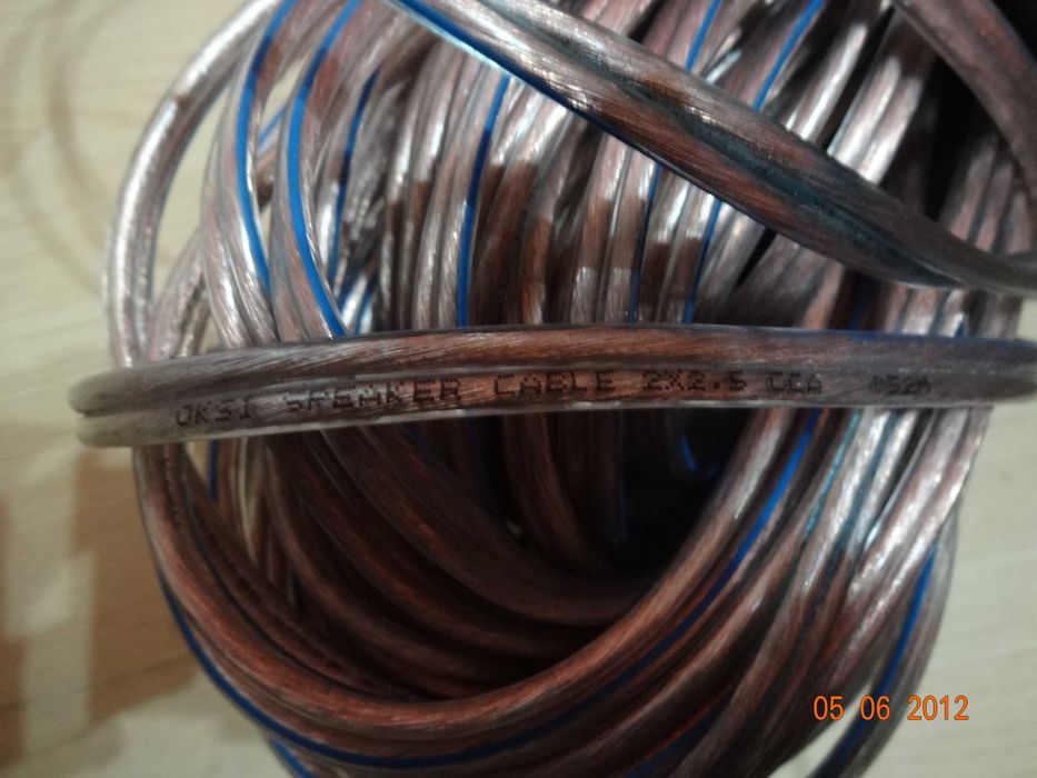 Кабел за колони OKSI Speaker Cable - 2 x 2.5mm²