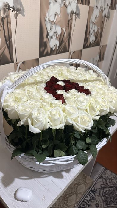 Букет цветы,свежие,буква А