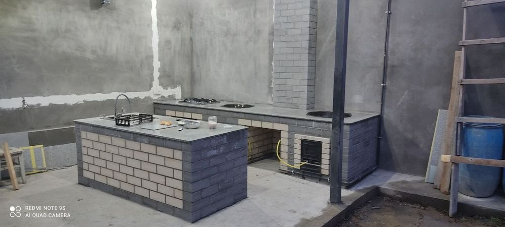 летняя кухня камин очаг барбекю