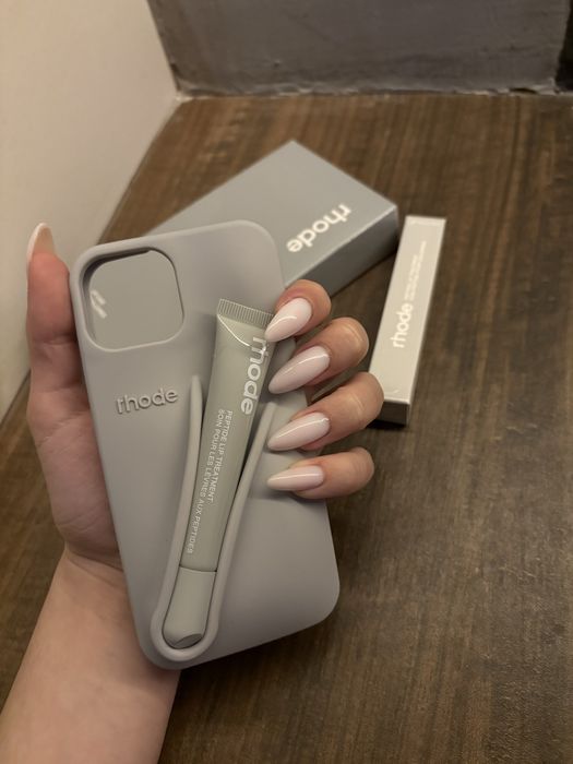 Rhode калъф за iphone 13, сив цвят+гланц с пептиди