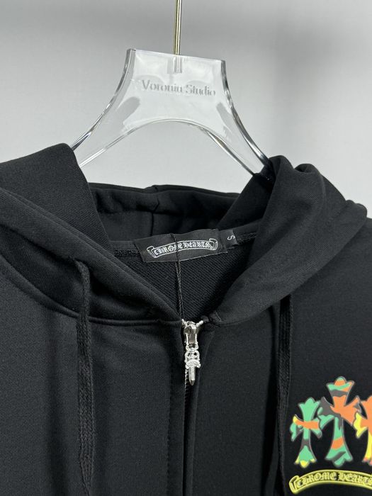 Chrome Hearts Black Camo Zip-Hoodie | Hanorac Chrome Hearts