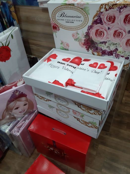 Постельное бельё комплект с подарочной упаковкой