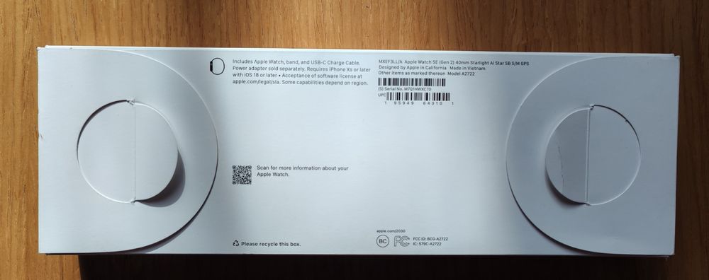 Apple Watch SE Gen2 Silver