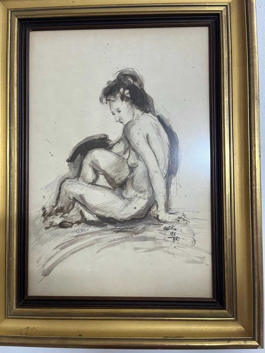 Tablou vechi/Gian Petro Restellini(1895-1978)!