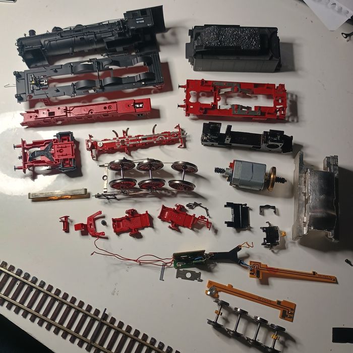 Piese locomotiva BR01 BR17 BR18 BR36 Fleischmann trenuleț electric HO