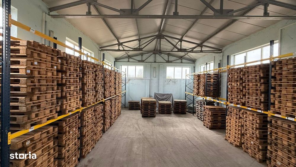 Hala 300mp, acces si intoarcere tir in curte 5000mp, Osorhei, birouri