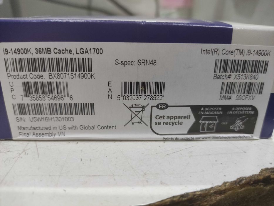 Процессор Intel i9-14900k box