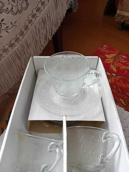 Чайный набор, стекло