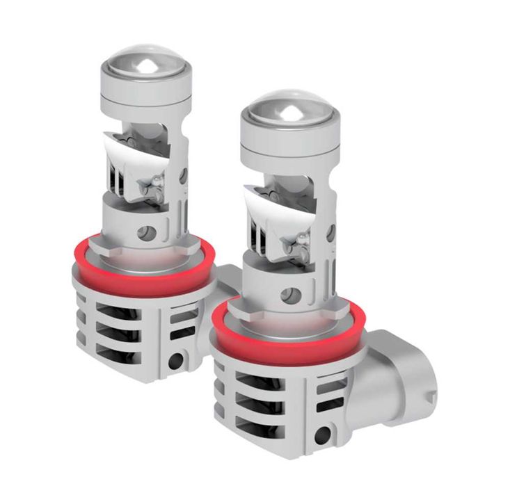 LED диодни крушки за фарове с Лупа - H11 CANBUS, 12V, 40W, 12 400LM