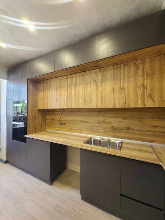 Кухонная мебель на заказ из крашенний мдф лукс мебель на заказ