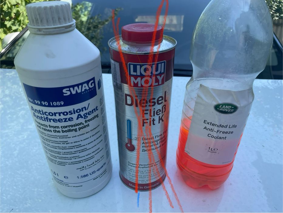 Антифриз на Range Rover
