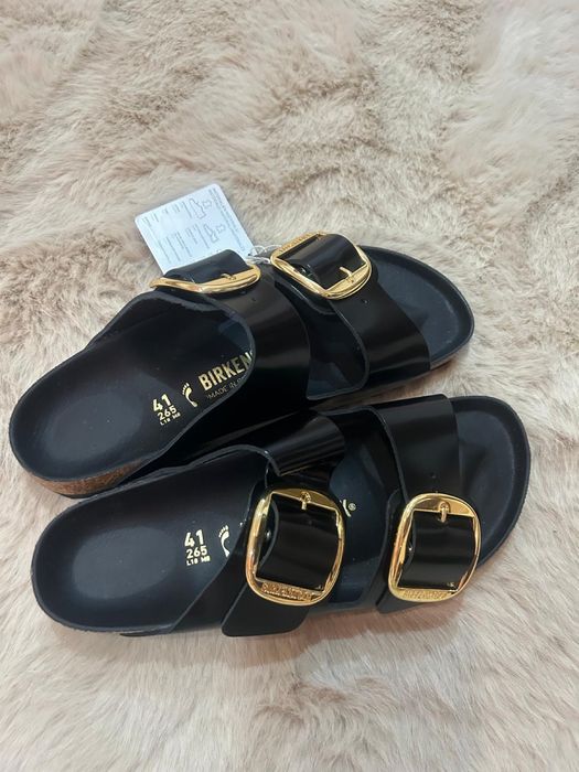 Slapi Brikenstock Piele uleiată si lucioasa 37,39,40 si 41