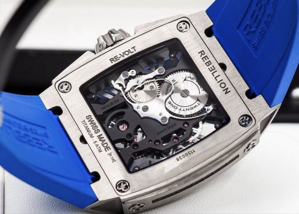 Луксозен часовник Rebellion Re-Volt 2H Titanium – Swiss Made