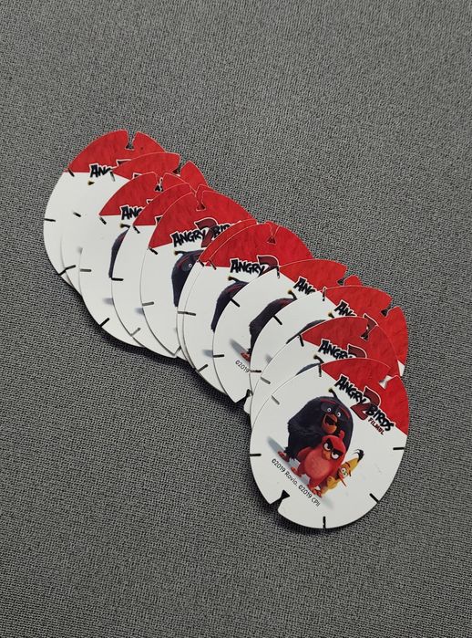 Cartonase colectie Angry Birds holografice plasticate fara dubluri 12