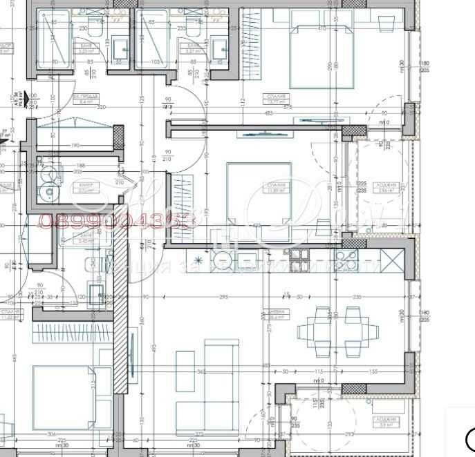 Продава се Тристаен апартамент в Варна, Младост 1 - 112 кв.м за 1500 €/кв.м - Снимка #2