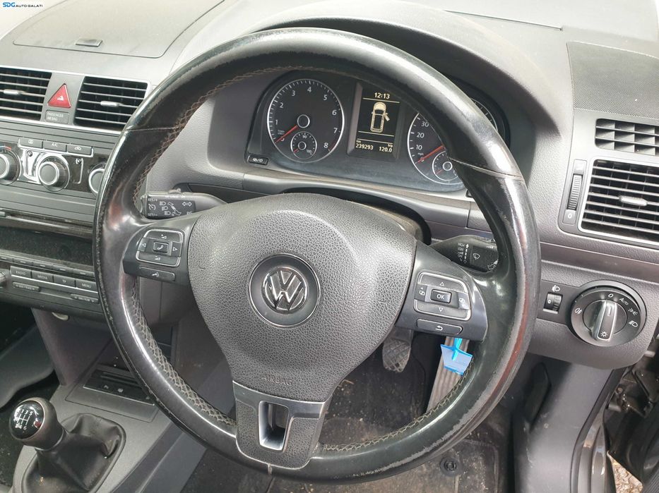 Volan Piele 3 Spite cu Comenzi FARA Airbag Volkswagen Touran 1T3 2010 - 2015 [K5531]