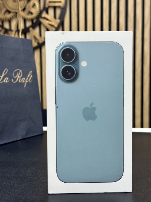 Iphone 16 128 GB / Teal / Nou /  Factura & Garantie / Husa & Folie Inc