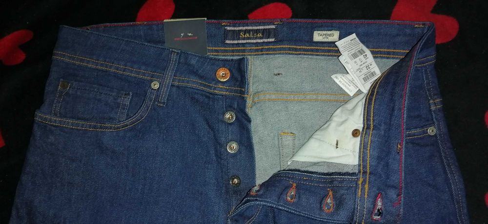 [Noi] Blugi albastri Salsa Jeans, marimea 32
