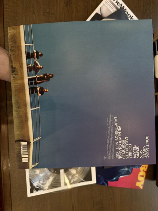 Виниловая пластинка группы Coldplay ‘Parachutes’