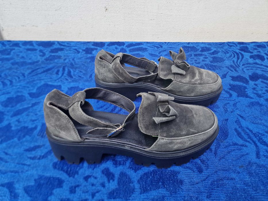 Fashion sandale dama | copii cu barete si talpa groasa mar. 38 | 24 cm