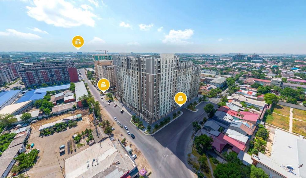 Выгодная 1-комнатная в Мирабаде — инвестиция, комфорт и ипотека(XS)