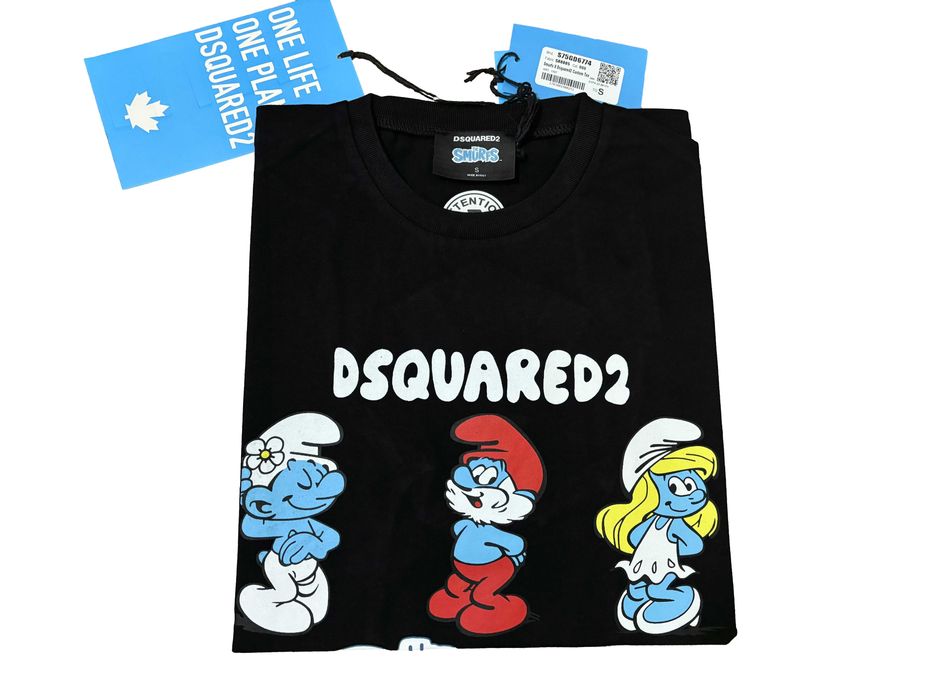 Мъжка Тениска Dsquared The Smurfs - S M L XL 2XL