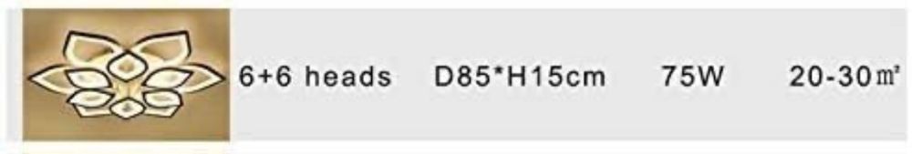 LED таванна лампа