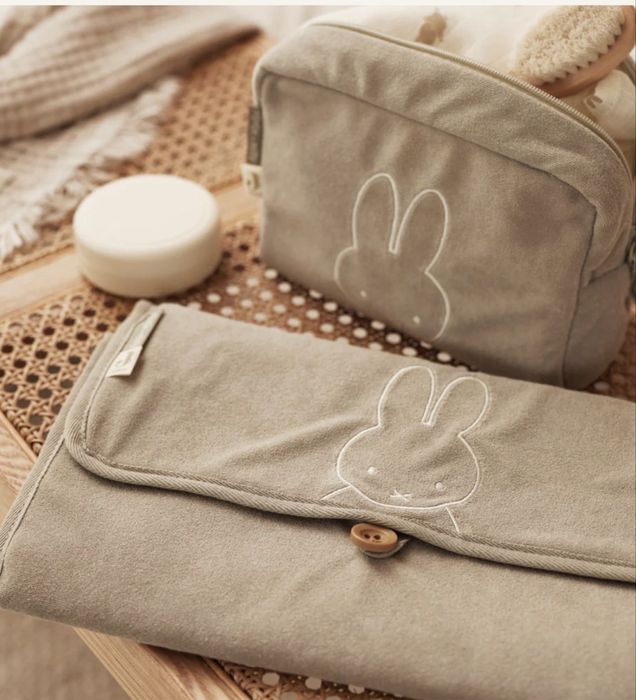Комплект Jollein Miffy - Подложка за повиване и несесер